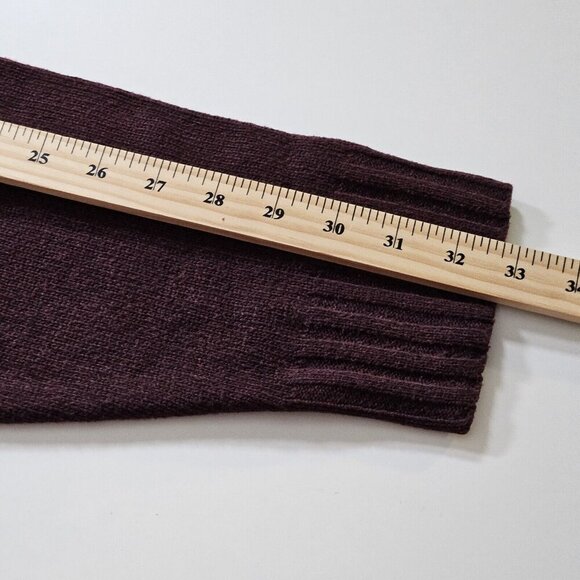 Marlboro Classics Sweater Mens XXL Burgundy LS 1/4 Zip Mock Neck VTG Wool Blend - Picture 7 of 16